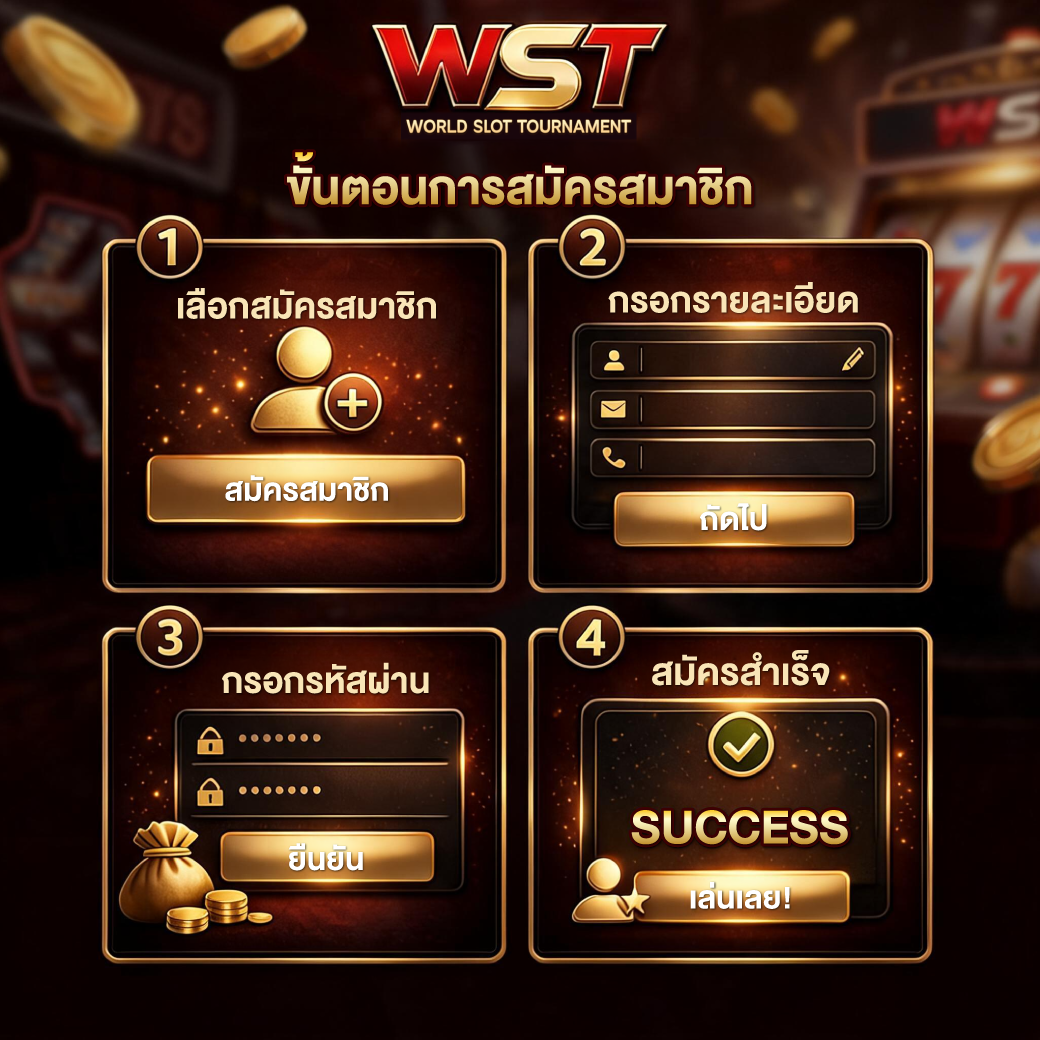 วิธีสมัครสมาชิก WST